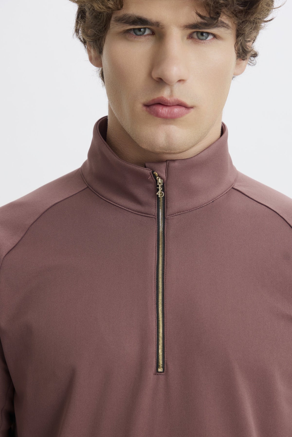 Metal Zip Baselayer - Men - Brown - Second Image