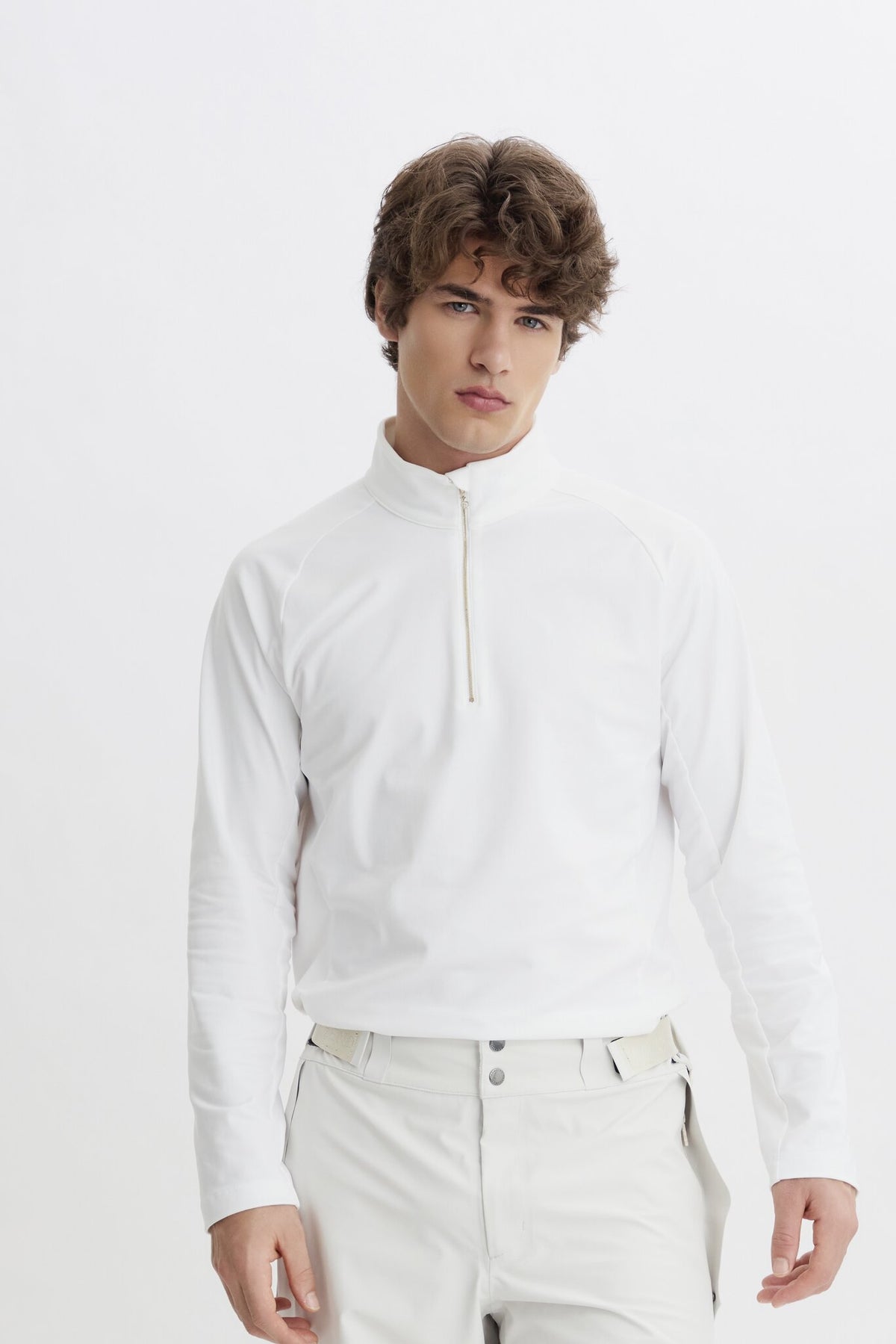 Metal Zip Baselayer - Men - White - Cover