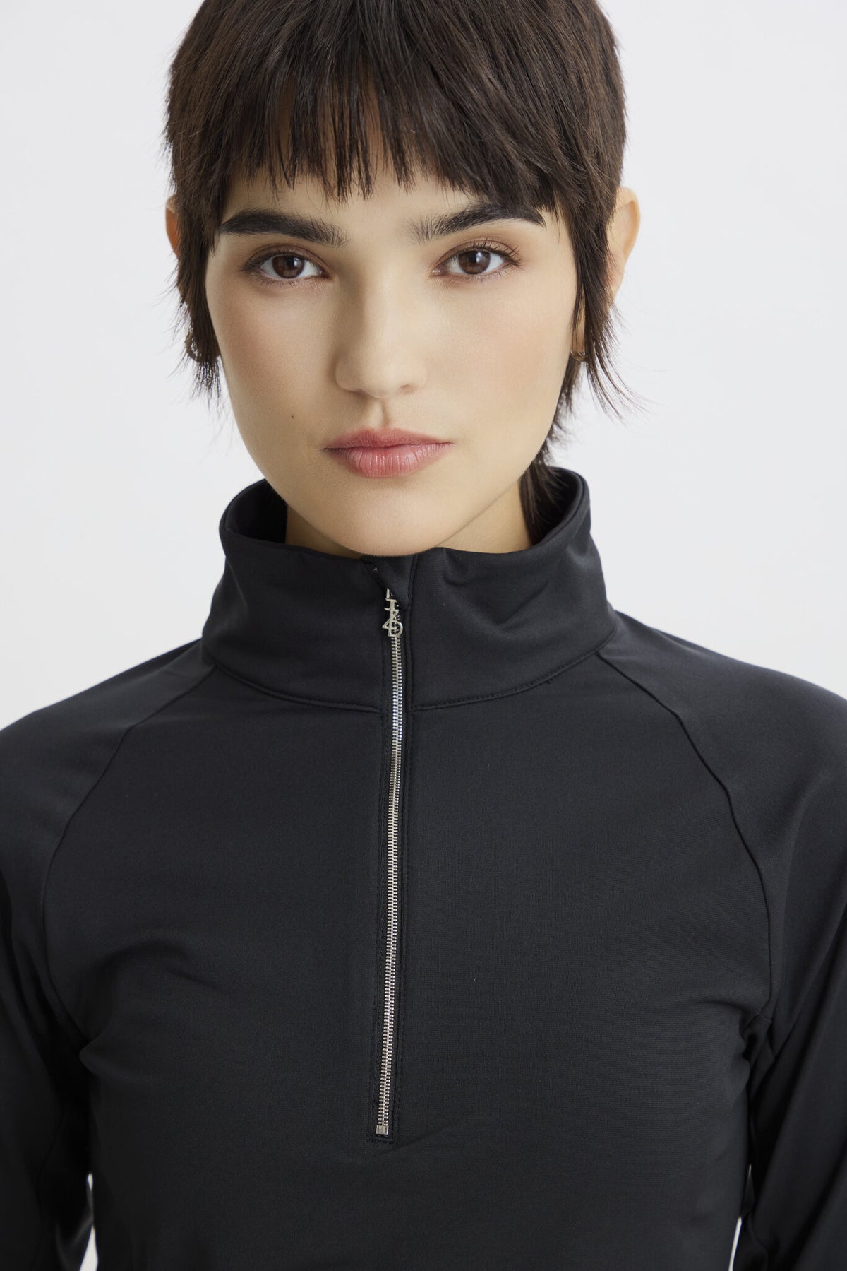 Metal Zip Baselayer - Women - Black - Second Image
