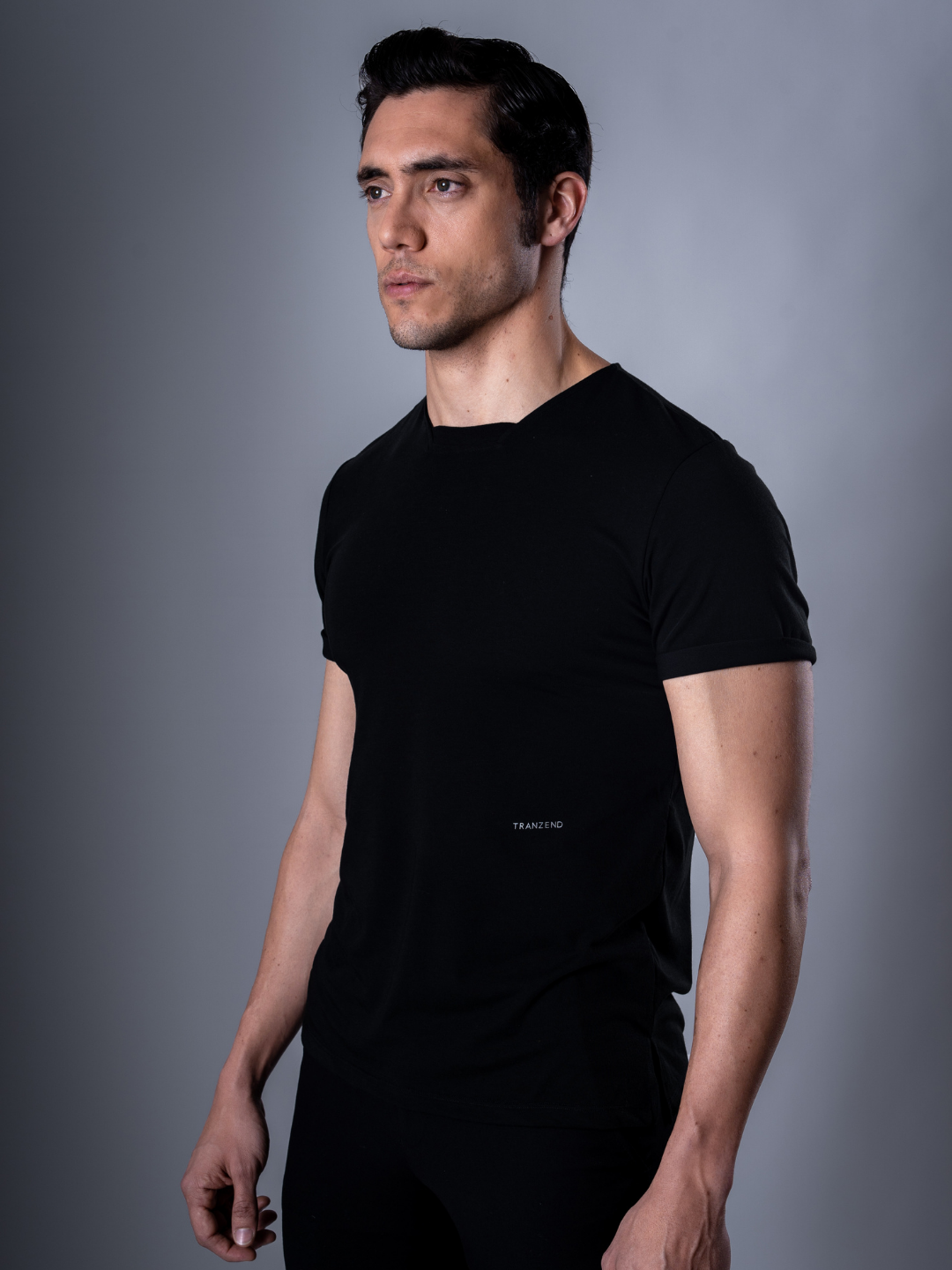 Ultra Tee T Neck Short Sleeve - TRANZEND