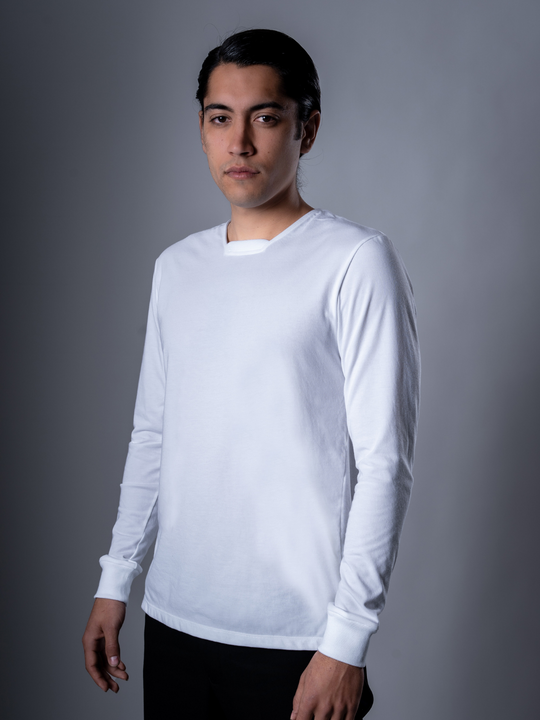 Ultra Tee T Neck Long Sleeve - TRANZEND