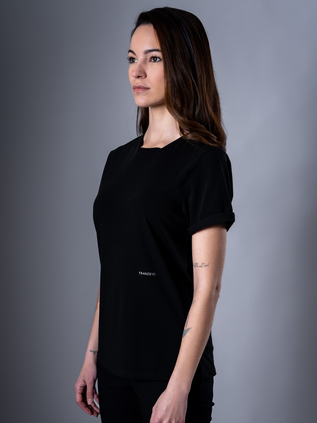 Ultra Tee T Neck Short Sleeve - TRANZEND