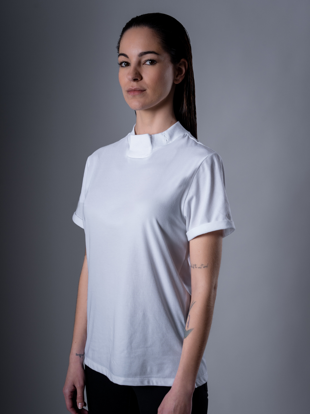 Ultra Tee High Neck Short Sleeve - TRANZEND