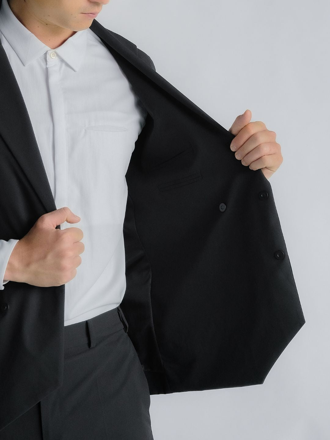 Ultra Suit 3.0 Double Breasted Blazer Black