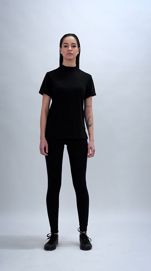 Ultra Tee High Neck Short Sleeve