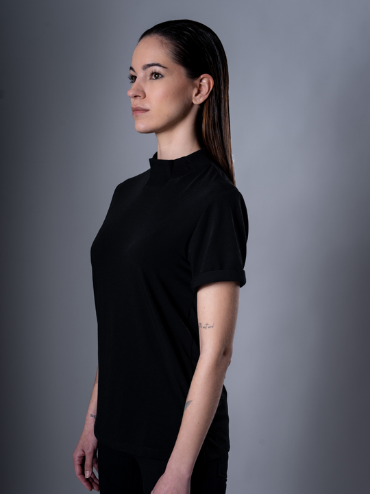 Ultra Tee High Neck Short Sleeve - TRANZEND