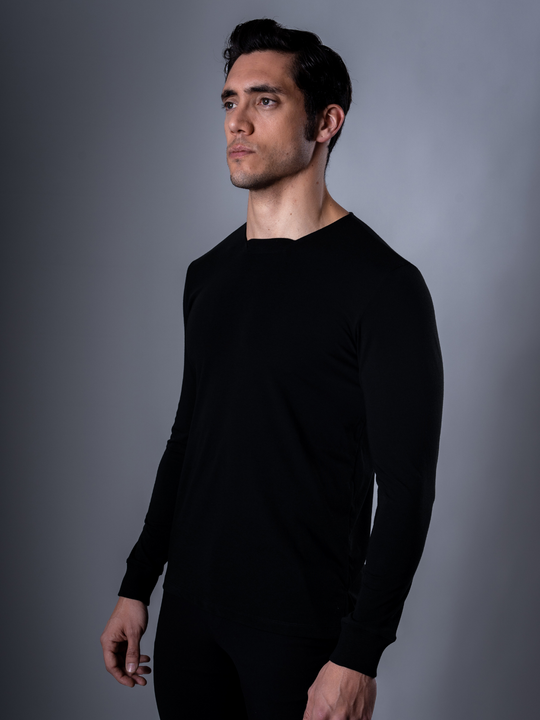 Ultra Tee T Neck Long Sleeve - TRANZEND